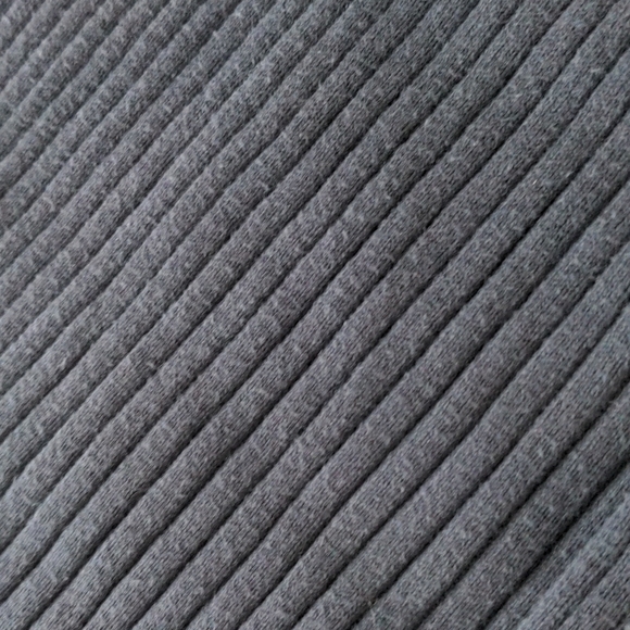 Lands' End V Neck Ribbed Cotton Cardigan Blue size Medium - Picture 8 of 8